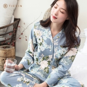 贴心 女士柔棉宽松印花居家服两件套 98元包邮（需用券）