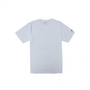 champion 冠军 情侣款 纯色修身基础款经典 短袖 T425WH白