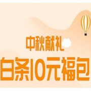 移动专享：京东 中秋献礼 白条福利专场