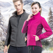 380g加厚抓绒：雪中飞 男女款 立领摇粒绒保暖外套