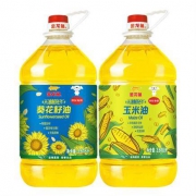 金龙鱼 阳光葵花籽油3.618L+玉米油3.618L *3件