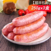 台诚 台式香肠 纯肉肠 无淀粉 250g*3盒 3口味