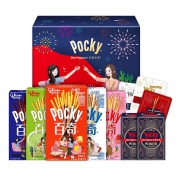 29日10点：glico 格力高 百奇悦享礼盒 5盒装 *3件 56.02元（双重优惠）