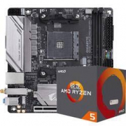 AMD 锐龙 R5 2600X CPU处理器+GIGABYTE 技嘉 B450 I AORUS PRO WIFI 主板 板U套装