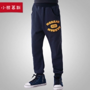 春秋新款中大男童韩版休闲运动裤