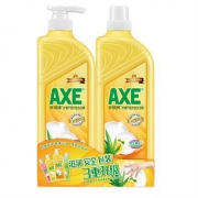 20点： AXE 斧头牌 柠檬芦荟护肤洗洁精 1.18kg*2瓶 *2件