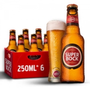 葡萄牙国民窖藏啤酒 超级波克 小瓶黄啤 250ml*6瓶
