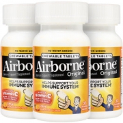 美国产 Schiff旗下 Airborne复合维生素咀嚼片 32粒*3瓶