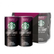 星巴克（Starbucks）星倍醇 黑醇摩卡味 浓咖啡饮料 228ml*6罐分享装 *3件