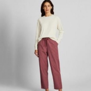 27日0点：UNIQLO 优衣库 418580 女款全棉松紧九分裤