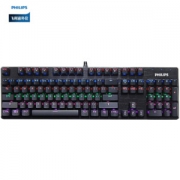 PHILIPS 飞利浦 SPK8401BHM 混光机械键盘 104键 可插拔