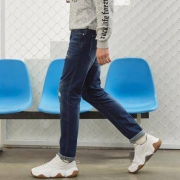 美特斯邦威 756298 男士直筒牛仔裤