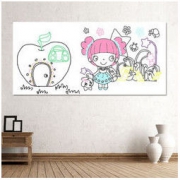 紫薇星 贴墙软白板 45*100cm 送白板笔*2