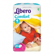 Libero 丽贝乐 婴儿纸尿裤 M号 60片 *2件 78.5元包邮（需用券，合39.25元/件）