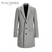 再降价：PEACEBIRD 太平鸟 BWAA74652 男士毛呢大衣