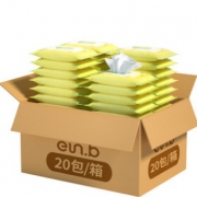 ￥18.8 einb怡恩贝 婴儿湿巾 20包*10抽 *3