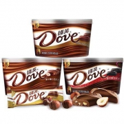 17日10点：Dove 德芙 牛奶纯黑白巧克力 3碗装