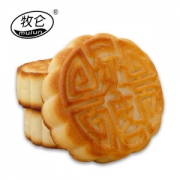 牧仑 内蒙古特产 奶皮子月饼 4个装 多口味