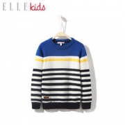 ELLE kids 儿童条纹套头毛衣