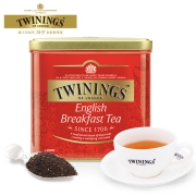 twinings 英式早餐红茶500g 进口罐装散茶 99元
