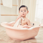 日康 婴儿可坐躺洗澡盆宝宝浴盆 券后￥74