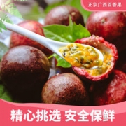广西柠檬百香果 中大果 2斤 送开果器