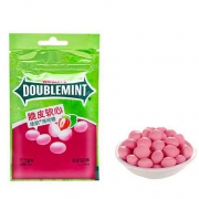 免邮券收割：DOUBLEMINT 绿箭 脆皮软心薄荷糖 草莓薄荷味 40g/袋 *3件