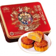 限地区：日威月饼 金装 白莲蓉月饼礼盒 400g*5件