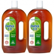 Dettol 滴露 衣物消毒液 1.2L*2瓶 *2件 149.8元包邮（需用券）