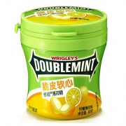 运费券收割机：DOUBLEMINT  绿箭 脆皮软心薄荷糖 柠檬薄荷味 80g/瓶 *3件