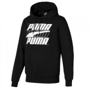 19日0点：PUMA 彪马 REBEL 844141 男子春秋印花连帽套头卫衣 149.5元