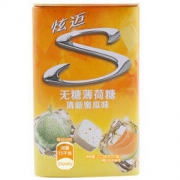 炫迈 Stride 炫迈无糖薄荷糖22.5g清新蜜瓜味(新老包装随机发货) *16件