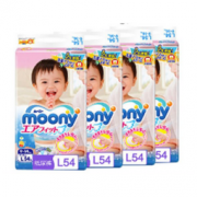 moony 尤妮佳 婴儿纸尿裤 L 54片