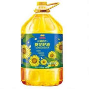 金龙鱼 食用油 不油腻青年 物理压榨葵花籽油 6.18L *3件