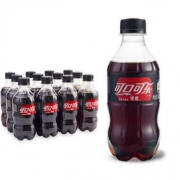 限华南：可口可乐 Coca-Cola 零度 Zero 汽水 碳酸饮料 300ml*12瓶 *3件