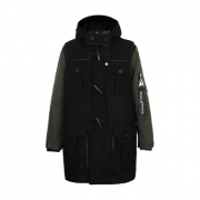 VERSACE 范思哲 BU70221 男士拼接羊毛棉服 4444元