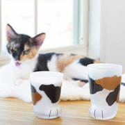 Prime会员专享、猫奴必拔：ADERIA 日本 石塚硝子 猫爪杯