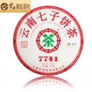中茶 中粮集团普洱茶生茶 2019年中茶7741 357g 78.00元包邮（需用券）