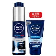 88VIP：NIVEA 妮维雅 男士水活畅透精华露套装（精华50g+洁面50g） *2件 56.91元包邮（双重优惠，前10分钟）