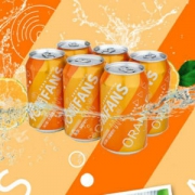 宏宝莱 桔粉 桔子味碳酸饮料 330ml*12罐