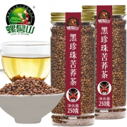 螺髻山 黑珍珠苦荞茶 250g罐装 5.9元包邮