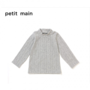 petit main 儿童日系高领保暖毛衣