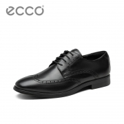 ECCO 爱步 Melbourne 墨本系列 男士真皮雕花牛津鞋