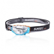 SUNREI山力士轻量户外头灯LED露营登山徒步夜跑头灯防水头戴式REE