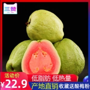 现摘现发！ 三赞 台湾红心芭乐番石榴5斤 券后22.9元包邮