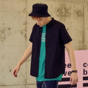 美特斯邦威 88225441 男士短袖衬衫