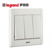 TCL-legrand 罗格朗 美涵 三开单控开关 5元包邮（需用券）