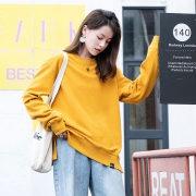 ￥39 卫衣圆领宽松长袖上衣女