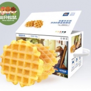 ￥37.8 三只松鼠 轻格华夫饼 750g*2