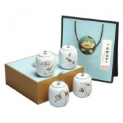 翁广喜 19年新茶 明前特级绿茶 安吉白叶一号 120g 精美礼盒装